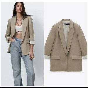 Zara over sized blazer, size medium